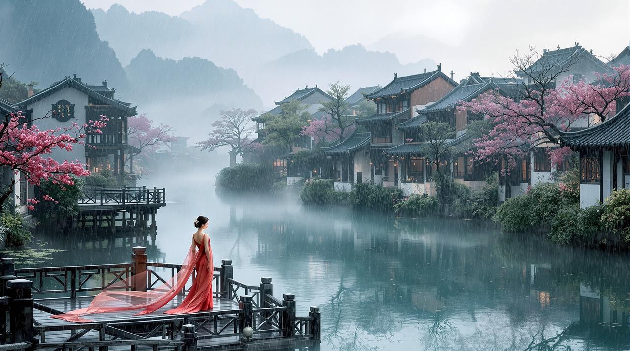 烟雨江南